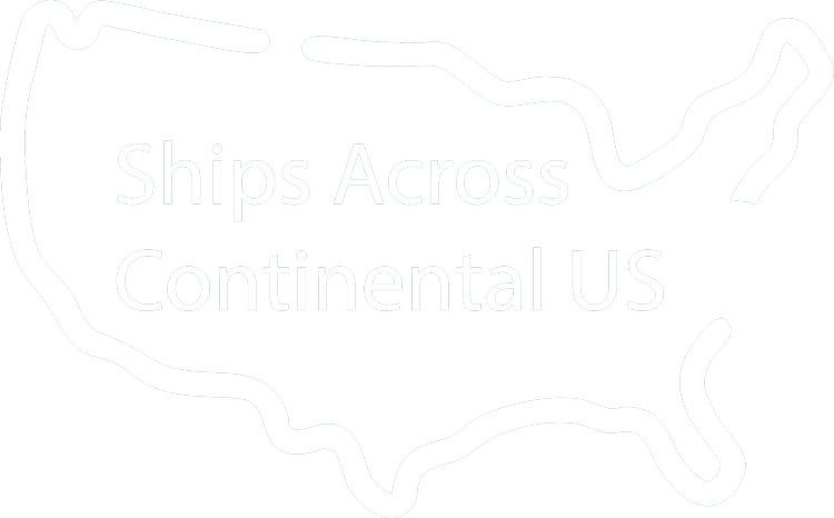 Ships across the continental US